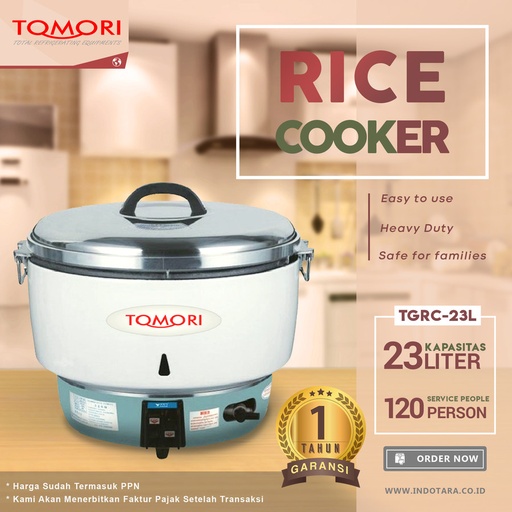 [EZM.1011936] Gas Rice Cooker Tomori TGRC-23L