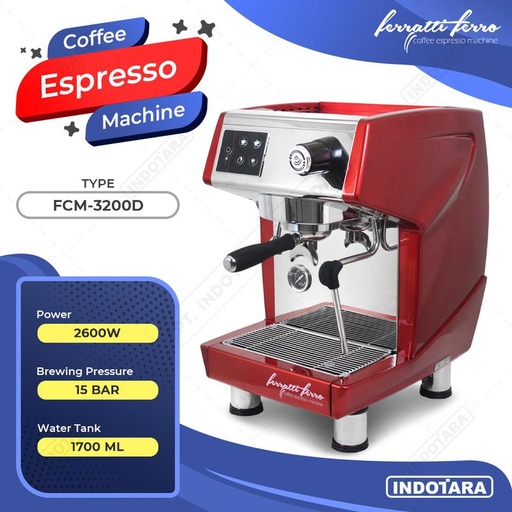 [EZM.1011941] Ferratti Ferro Espresso Machine FCM3200D