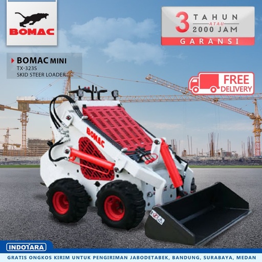[EZM.1011969] Bomac Mini SSL Skid Steer Loader TX323S