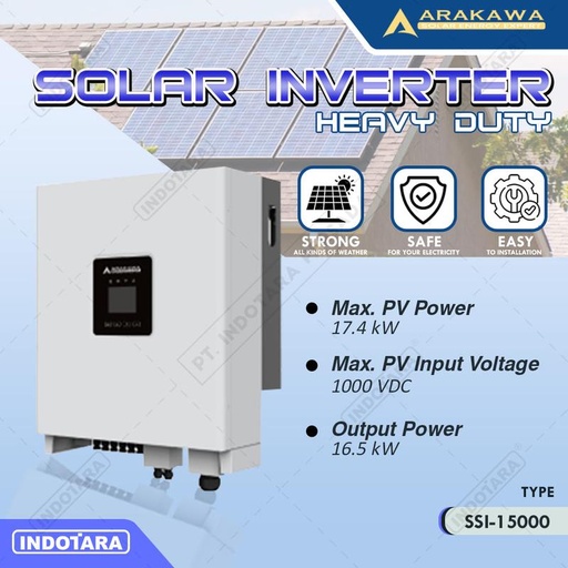 [EZM.1011972] Solar Inverter / Solar Controller ARAKAWA SSI15K-3P