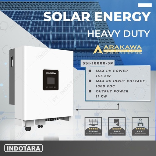 [EZM.1011973] Solar Inverter / Solar Controller ARAKAWA SSI10K-3P