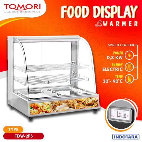[EZM.1012001] Mesin Penghangat Makanan / Food Display Warmer TDW-2PS