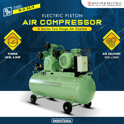 [EZM.1012004] Kompresor Angin Listrik 4HP / 8 BAR 115L Shigemitsu