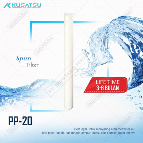 [EZM.1012007] PP Spun Filter ( PP-20 ) - Kusatsu