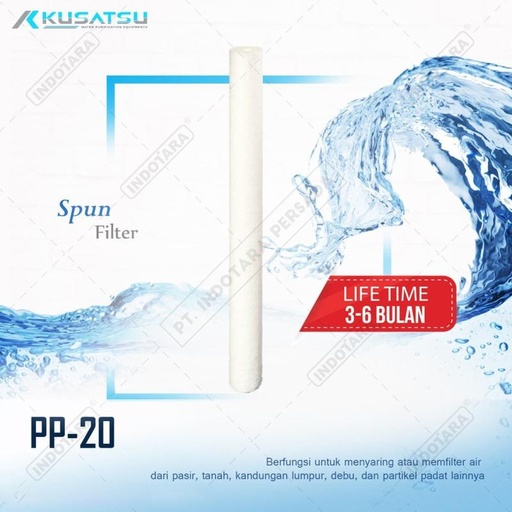 [EZM.1012007] PP Spun Filter ( PP-20 ) - Kusatsu