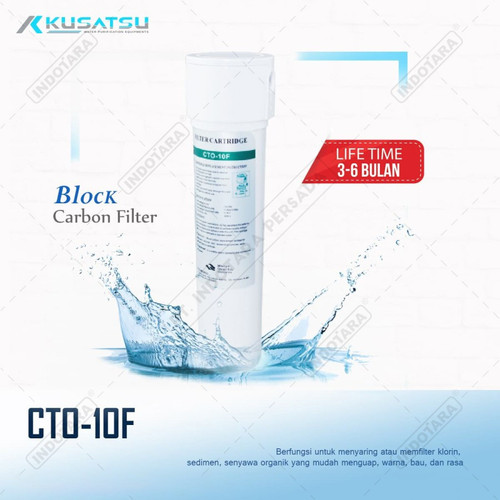 [EZM.1012019] Block Carbon Filter CTO-10F - Kusatsu