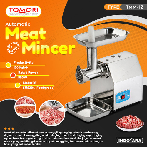 [EZM.1012029] Gilingan Daging - Tomori Meat Mincer TMM-12