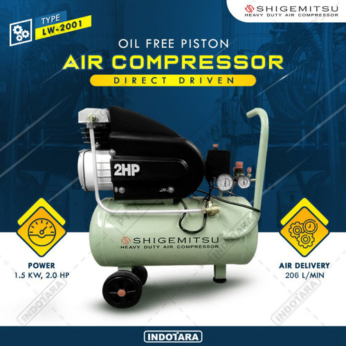 [EZM.1012035] Kompresor Angin Direct Driven 2HP 8 bar