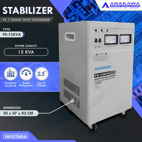 [EZM.1012045] STABILIZER ARAKAWA FS 1 PHASE FS-15KVA