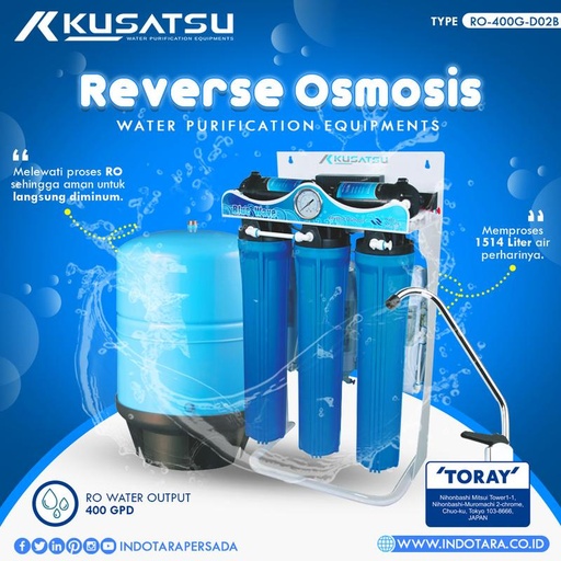 [EZM.1012074] Reverse Osmosis RO-400G-D02B 1514L Kusatsu