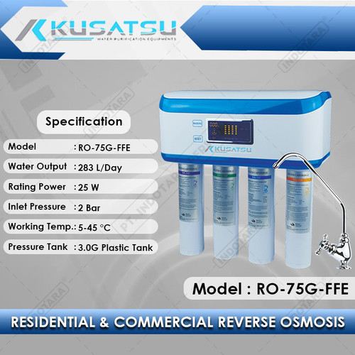 [EZM.1012078] Kusatsu Reverse Osmosis RO-75G-FFE 283L 2Bar
