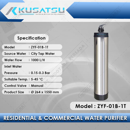[EZM.1012080] Kusatsu Manual Water Purifier ZYF-01B-1T 1000L
