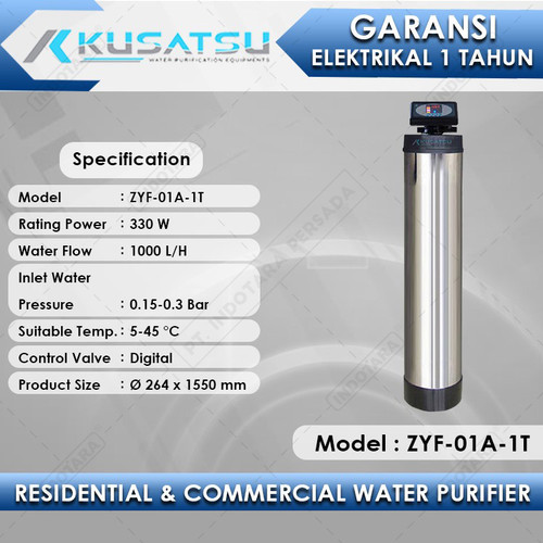 [EZM.1012081] Kusatsu Digital Water Purifier ZYF-01A-1T 1000L