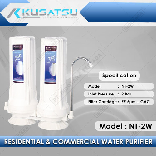 [EZM.1012083] Double Water Filter NT-2W PP 5 m Kusatsu