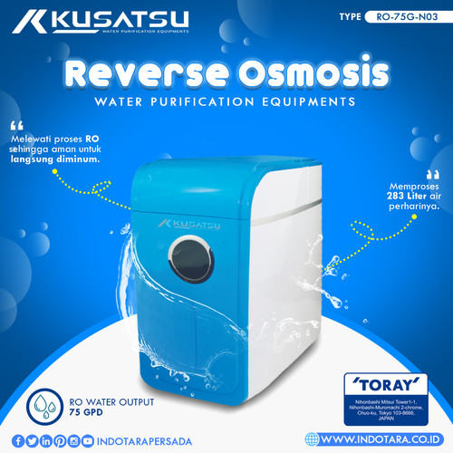 [EZM.1012098] Kusatsu 5-Stages Reverse Osmosis RO-75G-N03 283L