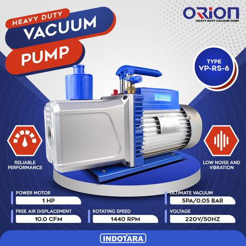 [EZM.1011682] Vacuum Pump AC Mesin Pompa Vacuum AC 1 HP Orion VP-RS-6