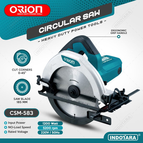 [EZM.1012379] Circular Saw / Mesin Gergaji / Mesin Potong Orion CSM583