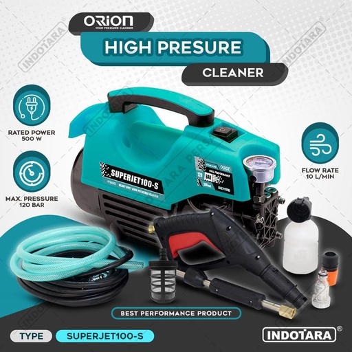[EZM.1012401] Mesin Cuci Jet Mobil Motor High Pressure Cleaner Orion Superjet100-S
