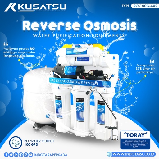 Mesin Reverse Osmosis RO Kusatsu RO-100G-A02