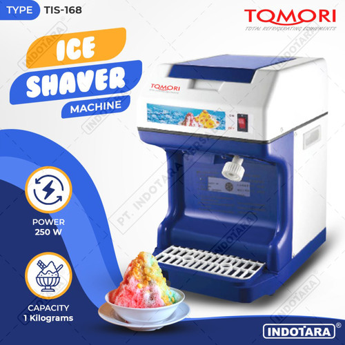 [EZM.1011852] Ice Shaver Machine / Mesin Es Serut Es Batu Listrik Tomori - TIS-168