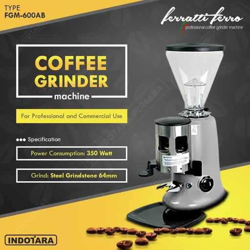 Coffee Grinder Machine / Alat Penggiling Kopi Ferratti Ferro FGM-600AB