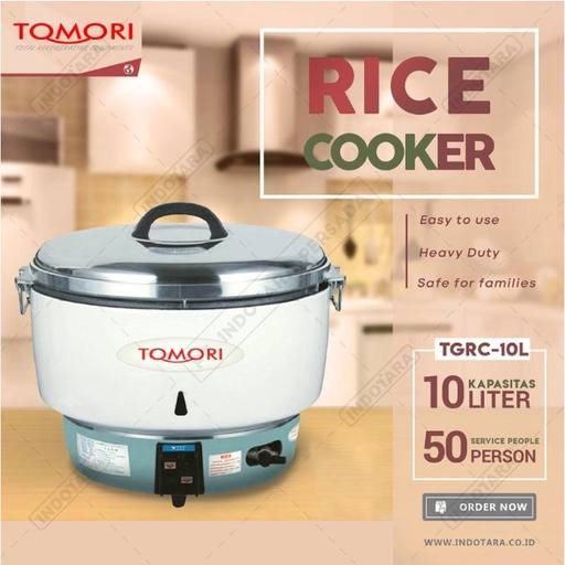 [EZM.1011938] Gas Rice Cooker Tomori TGRC-10L