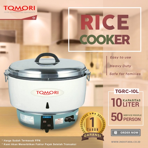 [EZM.1011938] Gas Rice Cooker Tomori TGRC-10L