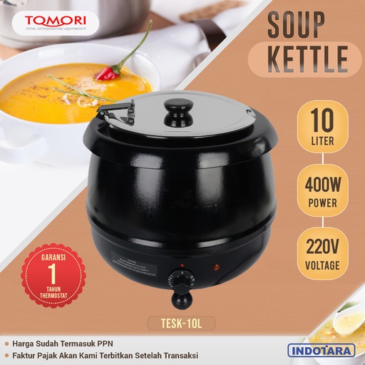 [EZM.1011943] TOMORI ELECTRIC SOUP KETTLE TESK-10L