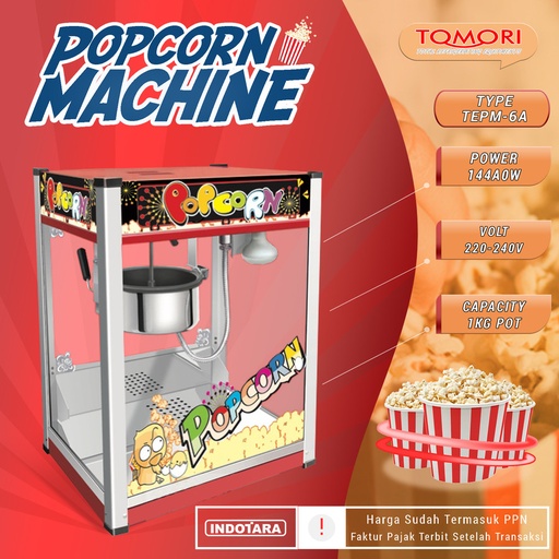 [EZM.1011944] TOMORI ELECTRIC POPCORN MACHINE TEPM-6A