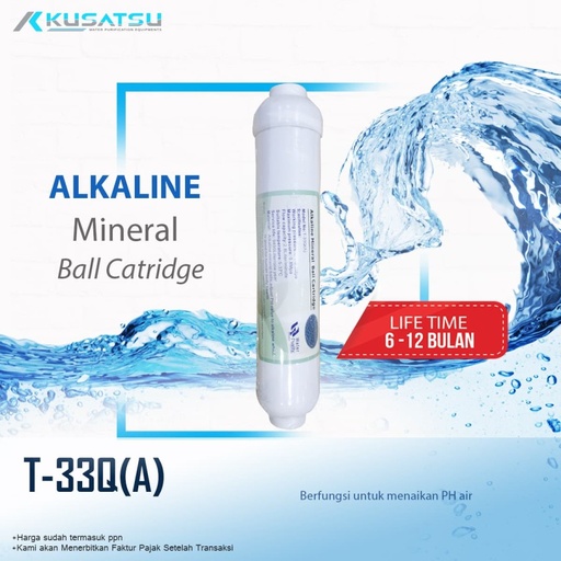 [EZM.1011970] Alkaline Mineral Ball Catridge Kusatsu - T-33Q(A)