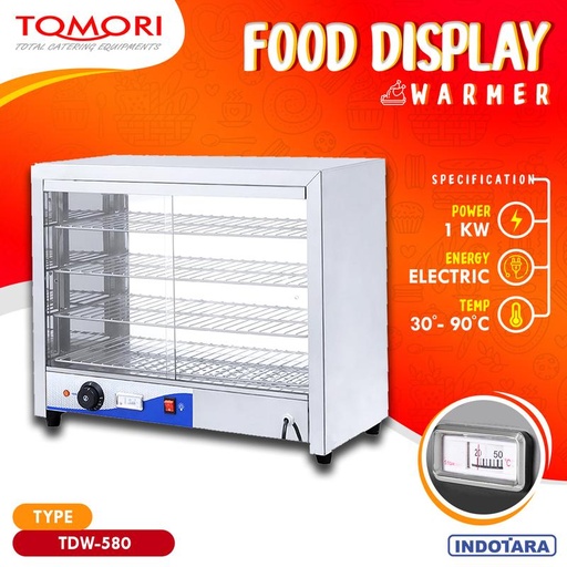 [EZM.1012024] Mesin Penghangat Makanan / Food Display Warmer TDW-580
