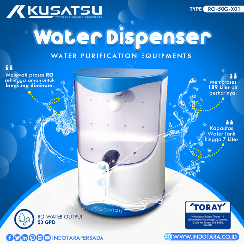[EZM.1012091] Reverse Osmosis RO-50G-X01 Dispenser 189L 2Bar Kusatsu