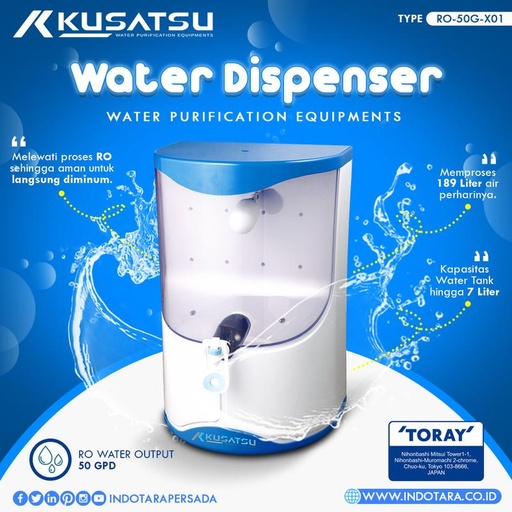 [EZM.1012091] Reverse Osmosis RO-50G-X01 Dispenser 189L 2Bar Kusatsu