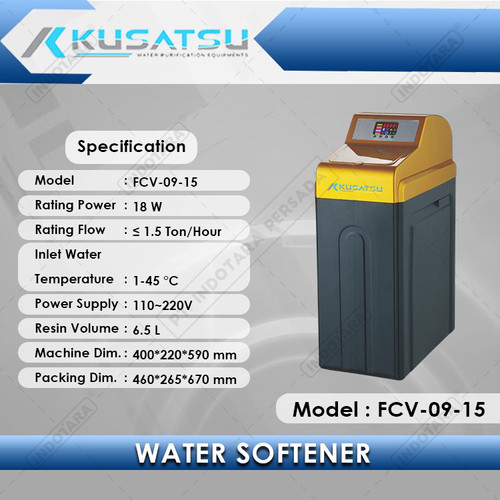 [EZM.1012093] Kusatsu Water Softener FCV-09-15 18W 1.5T