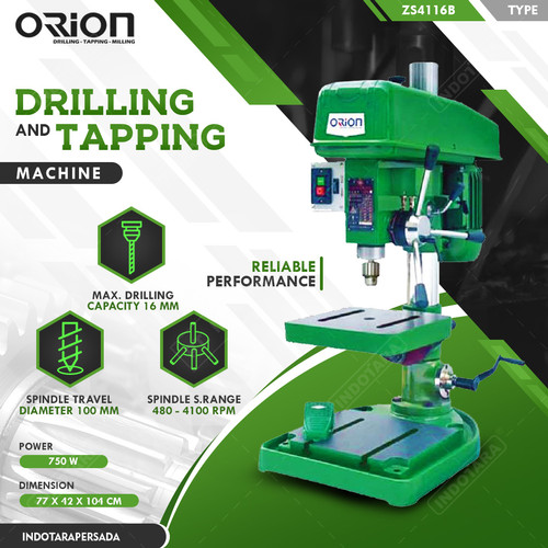 [EZM.1012124] Mesin Bor Duduk Orion Drilling & Tapping Machine ZS4116B