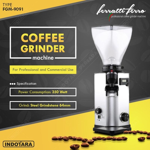 Coffee Grinder Ferratti Ferro Grinder Machine FGM9091