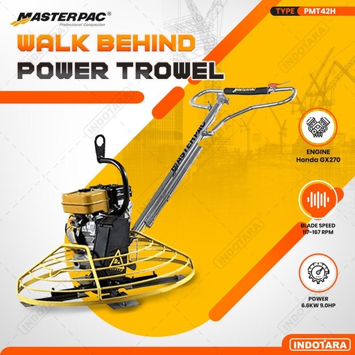 [EZM.1012110] Masterpac Walk Behind Power Trowel PMT42H