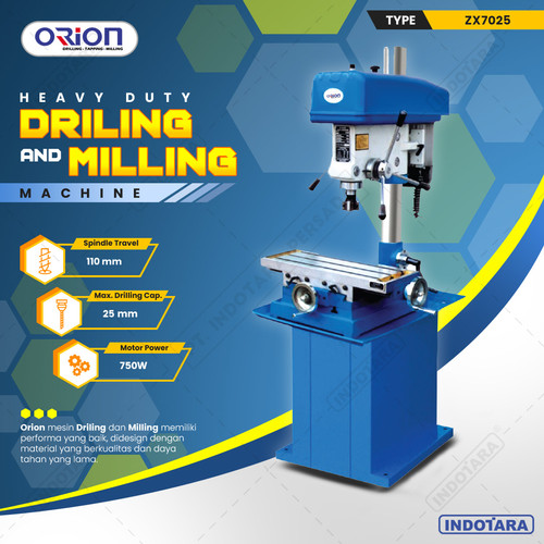 [EZM.1012127] Mesin Bor Duduk Orion Milling & Drilling Machine ZX7025