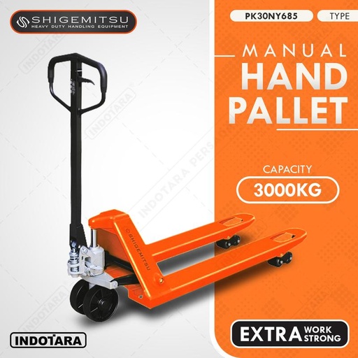 [EZM.1012135] Shigemitsu Hand Pallet 3Ton PK30NY685