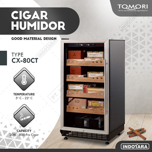 [EZM.1012146] Tempat Penyimpana Cerutu - Tomori Cigar Humidor CX-80CT