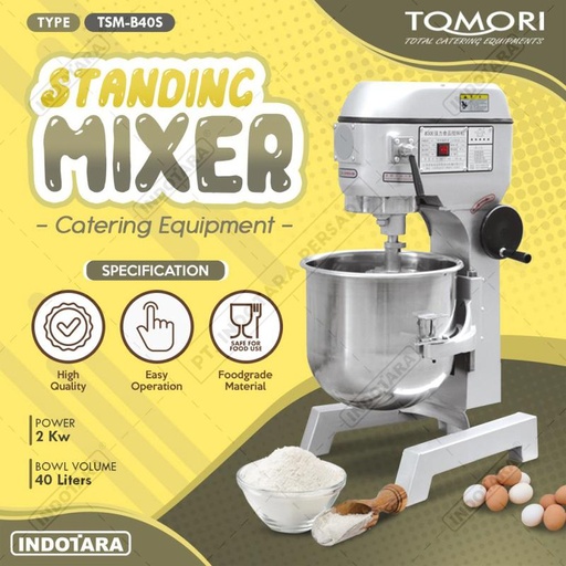 [EZM.1012149] TOMORI Stand Mixer / Mixer Roti TSMB40S
