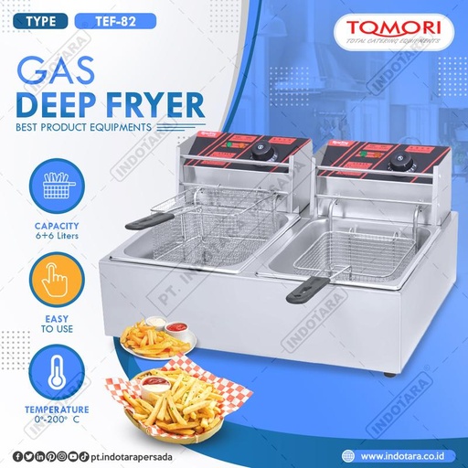 [EZM.1012153] TOMORI Electric Deep Fryer TEF-82