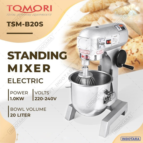 [EZM.1012156] TOMORI Stand Mixer / Mixer Roti TSM-B20S