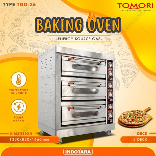 [EZM.1012159] Baking Oven Gas Oven Gas Tomori TGO 36
