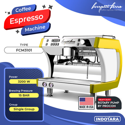 [EZM.1012163] Mesin Kopi Ferratti Ferro Espresso Machine/ Coffee Maker FCM3101