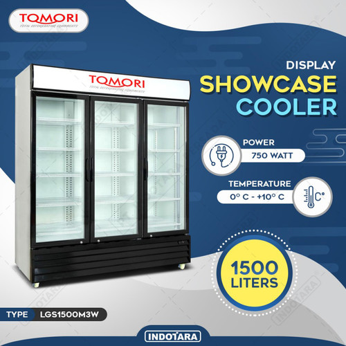 [EZM.1012164] Lemari Pendingin Showcase Cooler Display Tomori LGS1500M3W 1500 LITER