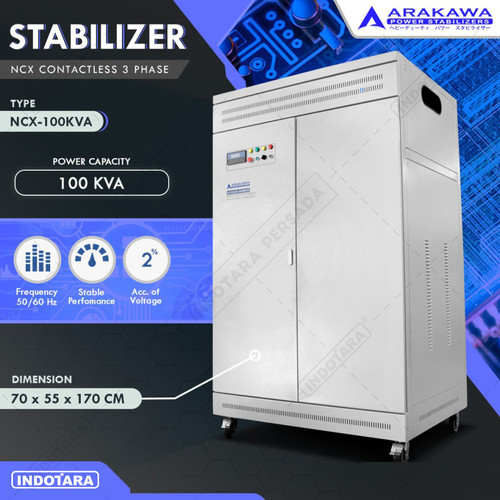 [EZM.1012168] STABILIZER ARAKAWA NCX 3 PHASE NCX100KVA
