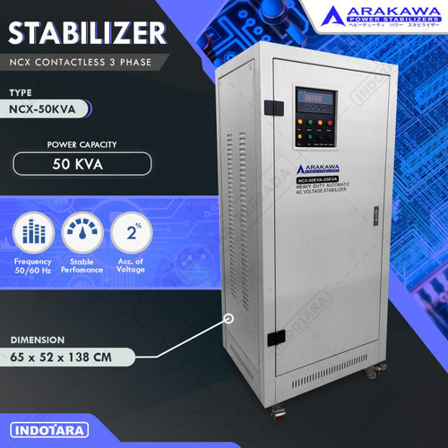 [EZM.1012170] STABILIZER ARAKAWA NCX 3 PHASE NCX50KVA
