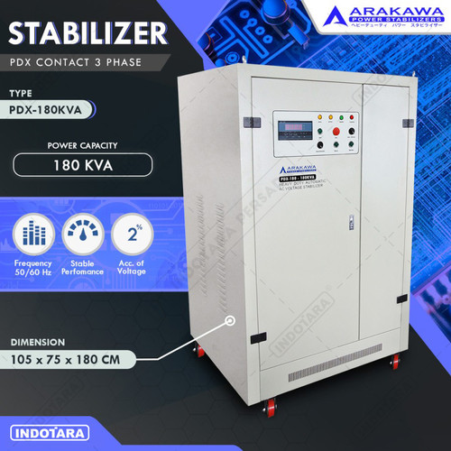 [EZM.1012172] STABILIZER ARAKAWA PDX 3 PHASE PDX180KVA