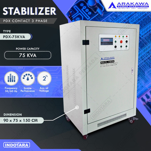 [EZM.1012174] STABILIZER ARAKAWA PDX 3 PHASE PDX75KVA